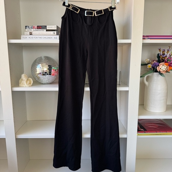 I.AM.GIA Black Kyla Cutout Ponte Pant - Picture 4 of 7